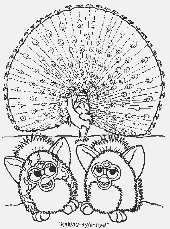 Furby kolorowanki